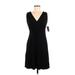 INC International Concepts Casual Dress: Black Solid Dresses - New - Women's Size Small