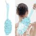 Anti-Slip Long Handle Back Scrubber Soft Bath Sponge Shower Brush for Women Men Body Cleaning