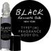 impression of black for men fragrance body oil 1/3 oz roll on glass bottle