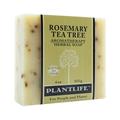 Plantlife Rosemary Tea Tree MGF3 Bar Soap - Moisturizing and Soothing Soap for Your Skin - Hand Crafted Using Plant-Based Ingredients - Made in California 4oz Bar