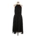 Plenty By Tracy Reese Casual Dress - Midi: Black Stars Dresses - Women's Size Large