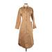 Zara TRF Casual Dress - Shirtdress: Tan Dresses - Women's Size Small