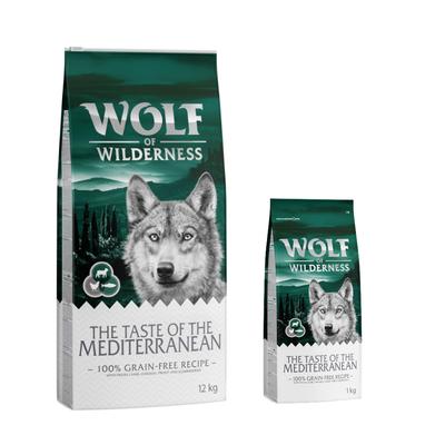 12kg The Taste Of The Mediterranean Wolf of Wilderness - Croquettes pour chien + 2 kg offerts !