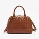 Women's Handbag Crossbody Bag Dome Bag PU Leather Daily Holiday Zipper Large Capacity Waterproof Woven B1700#Black B1700# dark brown