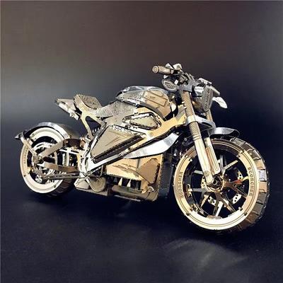 Nanyuan Gangda 3D 3D Metal Puzzle Revenge Electric Motorcycle Sports Car Adult Handmade Stress Relief Toy Gift