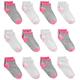 Simple Joys by Carter's Baby Mädchen 12-Pack No-Show Infant-and-Toddler-Socks, Grau/Rosa/Weiß, 2-3 Jahre (12er Pack)