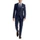 Calvin Klein Herren Anzughose Business-Anzug Hosen-Set, Blauer Köper, 34W x 34L