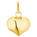 Herz-Anhänger AMOR "9979455" Schmuckanhänger Gr. Gelbgold 585, 0,37 g, gelb (gelbgoldfarben) Damen Anhänger