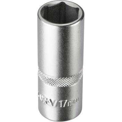 Stecknuss Sechskant 17mm 6 Kant 3/8' lang (cr-v) Image