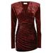 Velvet Dress Dresses Bordeaux