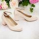 Femme Chaussures à Talons Chaussures de mariage Chaussures habillées Mariage Soirée Talons de mariage Talon bloc Talon Bottier Bout rond Elégant Satin Lanière de cheville Noir Blanche Ivoire