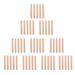 Fluted Wood Dowel Pins 50pcs Cylinder Fluted Wooden Craft Dowel Pins Rods for Furniture Door Cabinet Drawer Assembly(M6*50mm)