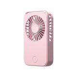 Nksudet Fans Summer 1200mAh USB Rechargeable Personal Fan Battery Operated Small Hand Held Desktop Hand Fan For Travel/camping/Outdoor/Home/Office Pink