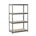 Silver Vein Steel Storage Rack 4 Adjustable Shelves 3200 Lb. Capacity 60 Height X 36 Width X 18 Depth