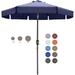 ABCCANOPY 7.5 Premium Outdoor Patio Table Umbrella Navy Blue