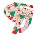 Carter s Toddler Girl s Santa and Reindeer Christmas Holiday Print Pajama Set (4T)