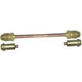 MEC ME1660-48 Copper Pigtail POL x POL Long Nipple 1/4 in. Tubing Size 48 in. L 1-1/8 in. HEX