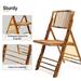 VINGLI Bamboo Folding Chair Foldable Dining Chair for Outdoor & Indoor Patio Porch Wedding Party Event â€¦