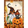 Toland Home Garden 12x18 Inch Double Sided Garden Flag Halloween Flag Boo Boots Spooky Halloween Garden Flag For Outdoor Yard Flag Decoration