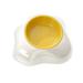 YUHAOTIN Raised Dog Bowl Single Cute Pet Feeding Bowl Egg Yolk Shaped Food and Water Elevated Bowl Feeder Anti Toppling Elevated Dog and Cat Feeding Bowl Elevated Dog Bowls Large Breed