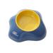 YUHAOTIN Elevated Dog Bowl Cute Pet Feeding Bowl Egg Yolk Shaped Food and Water Elevated Bowl Feeder Anti Toppling Elevated Dog and Cat Feeding Bowl Elevated Cat Bowls Whisker Friendly Steel