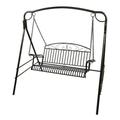 Zimtown 55in Porch Swing Chair Patio Hanging Rocking Chair Swing Bench without Stand