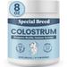 Special Breed Bovine Colostrum for Dogs and Cats Immune Support Supplement for Allergy and Itch Relief Grass Fed Colostrum Powder (240 Grams)