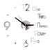 Baofu DIY Wall Clock 3D Mirror Surface Sticker Home Office Decor Clock for Home Decor