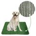 Feledorashia Artificial Dog Grass Puppy Pee Pad Washable Indoor Outdoor Potty Training Replacement Turf for Puppy Reusable Realistic Grass for Dogs 14x14inch