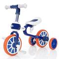 XJD 3 in 1 Toddler Tricycle for 1-4 Years Old Boys Girls Toddler Bike Kids Trikes for Balance Training Baby Bike Infant Trike