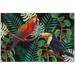 Bestwell Painting Tropical Parrot Birds 1000 Piece Jigsaw Puzzle Wall Artwork Puzzle Games for Adults Teens 29.5 L X 19.7 W