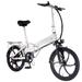 Folding Electric Bike 1000W Brushless Motor Ebike 48V 12Ah Built-in Battery 7 Speeds 20-Inch Foldable Bike for Adults in 5 4 -6 5