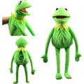 24 Inches Frog Puppet Frog Hand Puppe Plush Doll Animal Frog Plushies Soft Hand Frog Stuffed Plush Toy for Boys and Grils Presents Cute Frog Puppet Doll Suitable for Role Play (Green)