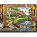 Wood Puzzles for Adults Wooden Still To Life Wooden Puzzle Fun Challenging Collection Toy Gift Jigsaw Puzzles Family Puzzle Adult Decompression Gift Intellective Educational Game 1000 Pieces