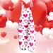 ZQGJB Valentines Day Overall Jumpsuit for Women Love Heart Print Jumpsuits Baggy Loose Fit Casual Sleeveless Adjustable Spaghetti Strap Long Rompers Hot Pink S