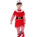 Bjutir Cute Outfits Set For Boys Girls Toddler Christmas Santa Warm Outwear 5Pc Set Outfits Clothes