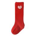 Toddler Baby Girlâ€™s Casual Daily Socks Infant Sweet Heart Soft Elastic Lightweight Socks