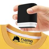 Zynic 1Pc Name Stamp Name Stamp For Clothing Name Stamp Personalized Stamp For Kids Cloths Fabric Stamper For Clothes