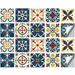 Yueyihe 20pcs Tile Stickers Tile Decals Kitchen Bathroom Decals Peel and Stick Tile Stickers