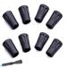 8pcs Walking Stick Tips Rubber Trekking Pole Tips Replacement- Rubber Feet for Hiking Poles Walking Sticks Trekking Poles | Rubber Tip for Walking Sticks Hiking Trekking Poles Boot Tips Rubber Feet