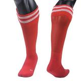 Lian LifeStyle Boys 1 Pair Knee Length Sports Socks for Baseball/Soccer/Lacrosse XL003 S(Red)