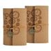2PCS A6 Loose Leaf Vintage Style Binding Creative Ledger Diary Notebook Notebook Leather Notepad Small Notebook