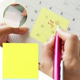 Zynic seasonal back to school Clearance Sticky Notes 3in Notes 300PCS Transparent 3in Sticky Notes Sticky X Waterp-roof 75x75mm Sticky Notes Coloured Office&Craft&Stationery