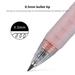 Back to School Storage Deals! ESULOMOP Black Ballpoint Pen Ballpoint Pen Point 0.5mm Ballpoint Pen for Note Retractable Journaling Pen Office School Supplies 1ml Capacity 6 Count