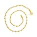 GHYJPAJK Gold Chain Bead Chain Round Bead Chain Oval Chain Fashion Necklace Je Sale