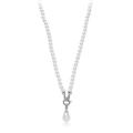 GHYJPAJK 1x Simulated Pearl Long Necklaces-Chains Big Pendant Fashion 2024 Necklace