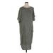 ASOS Casual Dress - Sweater Dress: Gray Chevron/Herringbone Dresses - Women's Size 14