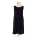 Talbots Casual Dress - Midi: Black Dresses - Women's Size 4 Petite