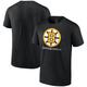 Schwarzes Boston Bruins 2024 Stanley Cup Playoffs Breakout T-Shirt mit Fanatics-Logo für Herren