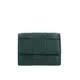 Bottega Veneta, Accessories, female, Green, ONE Size, Green Emerald Maxi Intrecciato Tri-Fold Wallet